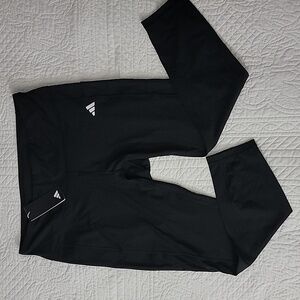 Adidas Women's Black Performance Leggings Tight Fit Plus Size 2X